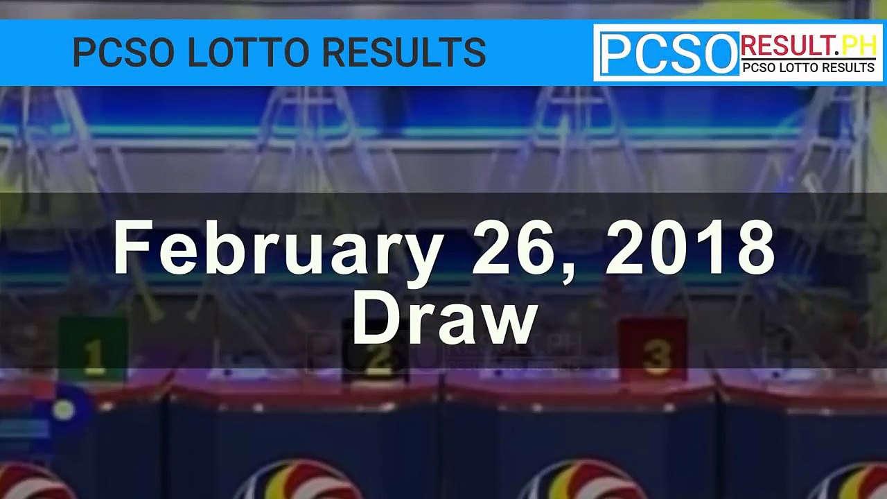 PCSO Lotto Results Today February 26