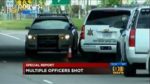 Gunman who shoots dead three police officers in Baton Rouge 'acted alone'