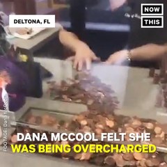 This woman thought her $500 bill was unfair—so she paid entirely in pennies