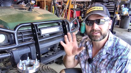 THIS CAN'T WORK!!  STUFFING 20 INCH RIMS UNDER A JOHN DEERE GATOR!! NOW THAT'S HOTRODDING!!