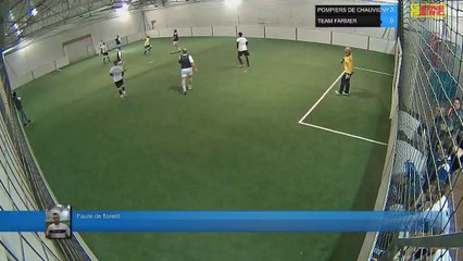 Faute de florent - POMPIERS DE CHAUVIGNY Vs TEAM FARMER - 27/02/18 21:00 - LIGUE 2