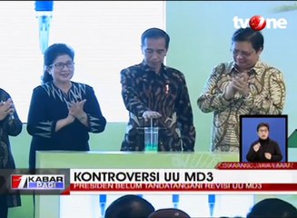 Presiden Jokowi Mengaku Belum Tandatangani Revisi UU MD3