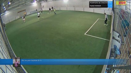 But de jean-baptiste (6-1) - POMPIERS DE CHAUVIGNY Vs TEAM FARMER - 27/02/18 21:00 - LIGUE 2
