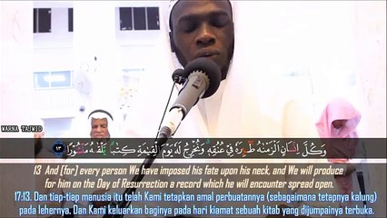 Indah Dan Merdunya bacaan Al Quran Oleh Salah Hassan | Surah Al-Isra'_