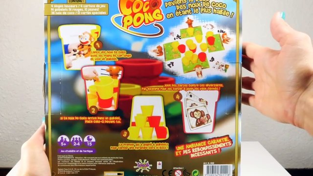 JEU - COCO PONG - Qui sera le BOSS des Noix de Coco - Jeu de Société