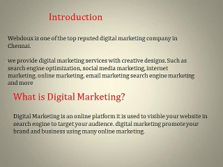 Professional Digital Marketing Company in Chennai