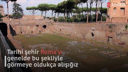 Roma'nın kar altındaki görüntüsü
