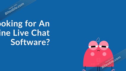 Looking for Online Live Chat Software