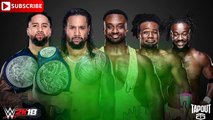 WWE Fastlane 2018 SmackDown Tag Team Championship The Usos vs. The New Day Predictions WWE 2K18