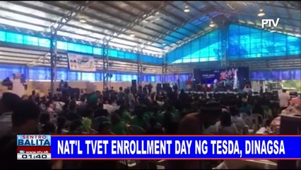 Nat'l TVET Enrollment Day ng TESDA, dinagsa