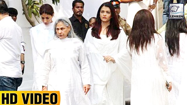 Aishwarya Rai And Jaya Bachchan Bid Farewell To Sridevi