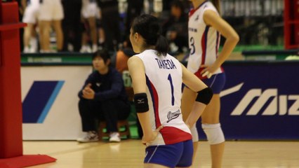 竹田沙希選手(Saki Takeda)トヨタ車体クインシーズ【平成29年度皇后杯全日本バレーボール選手権大会】2017.12.17ファイナルラウンド東京体育館
