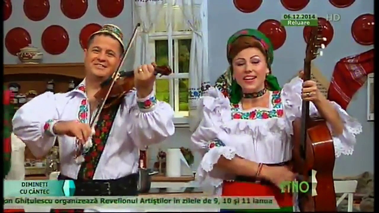 Maria si Mihai Nemes - Asta-i joc morosenesc (Dimineti cu cantec - ETNO TV - 05.12.2014)