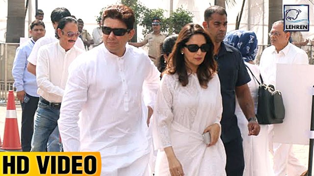 Madhuri Dixit And Dr. Nene Bid Farewell To Sridevi