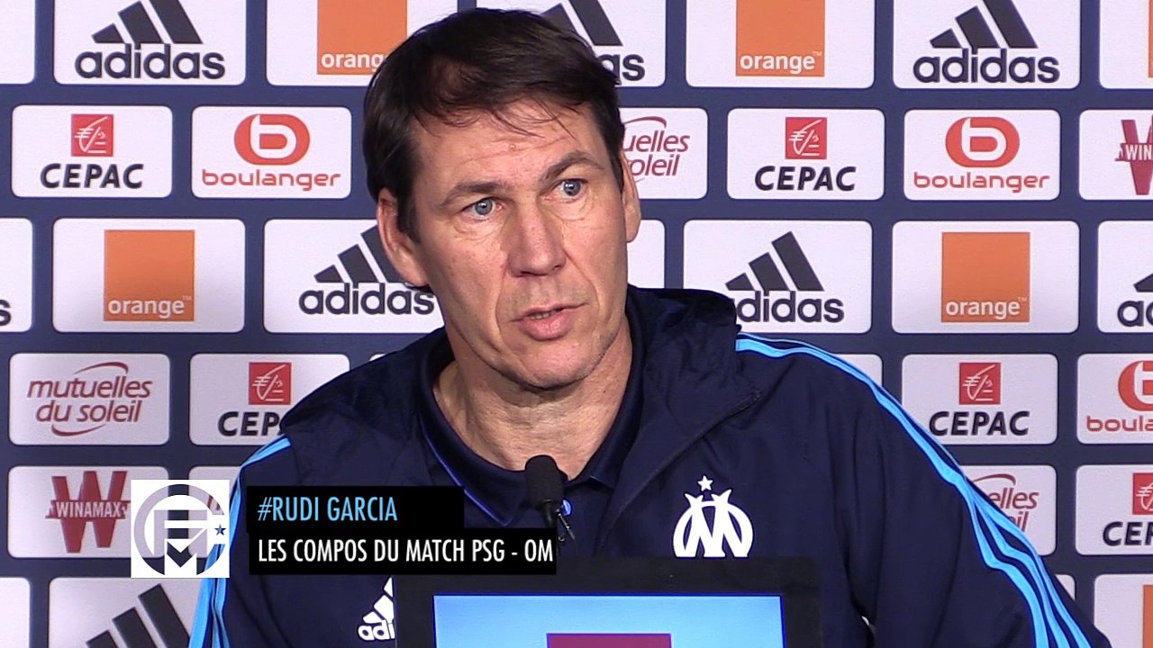 Garcia les compos de PSG - OM (CdF)