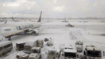 Snow disrupts flights at Dublin Airport