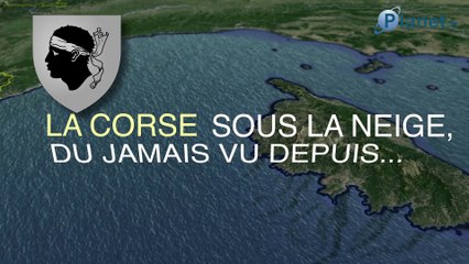 Des chutes de neige historiques en Corse !