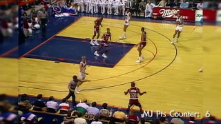 Michael Jordan Career High Highlights vs Cavaliers 1990 03 28 69pts! HD 720p 60fps