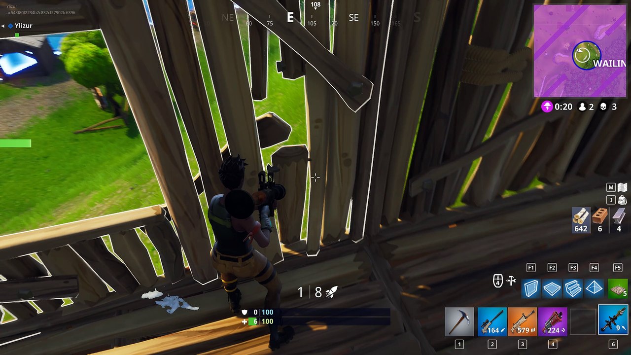 Fortnite - 2ème place - Suicide à la roquette x)