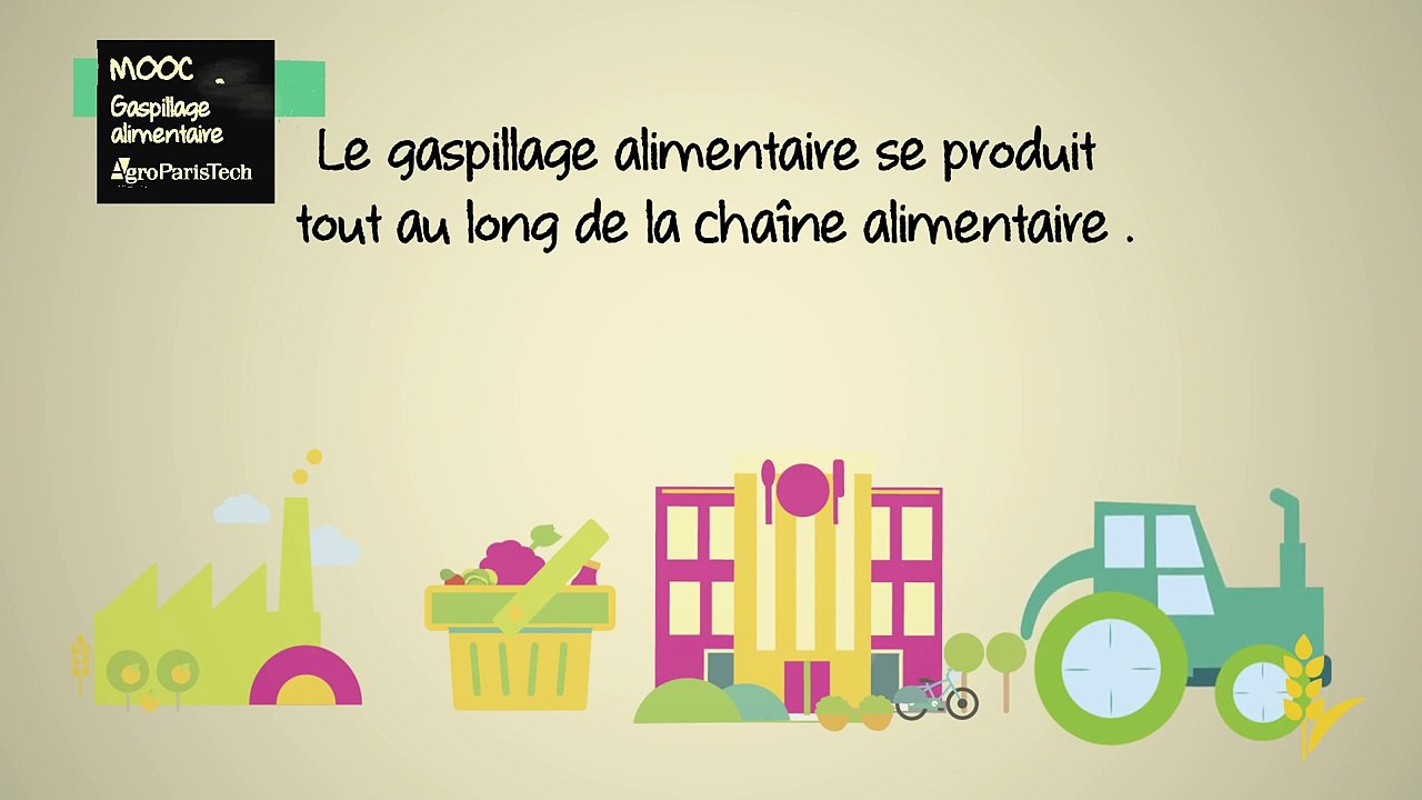 MOOC Gaspillage Alimentaire AgroParisTech