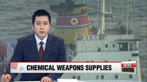 UN report: N. Korea shipping chemical weapons supplies to Syria