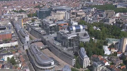 The EU Institutions buildings from the sky  EU Council Newsroom