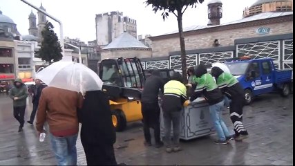 Taksim ve İstiklal Caddesi Ağaçlandırma Çalışmaları Başladı