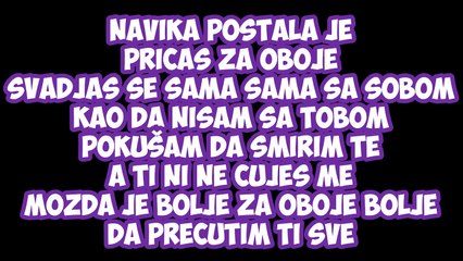 MC Stojan ft. Dinna - Ti odlazis ja ostajem + Tekst [ Lyrics ] HD