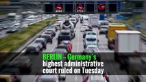 German Court Rules Cities Can Ban Vehicles to Tackle Air Pollution