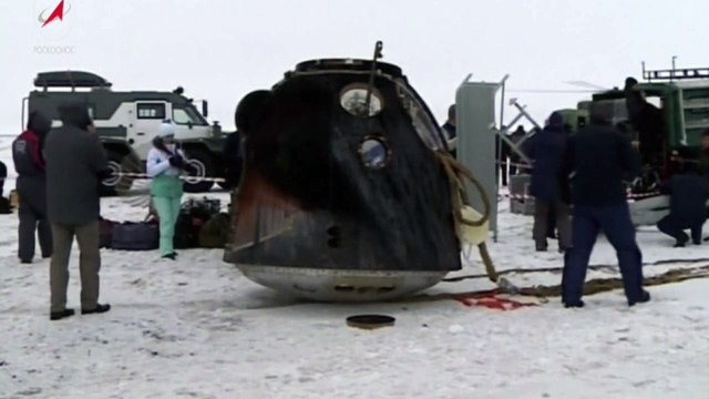 Cosmonaut, two US astronauts return to Earth from ISS