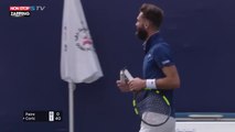 Benoît Paire : le manche de sa raquette se brise en plein match (vidéo)