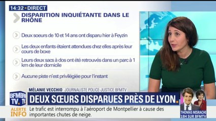 Ce que l'on sait sur la disparition "inquiétante" de deux soeurs de 10 et 14 ans près de Lyon