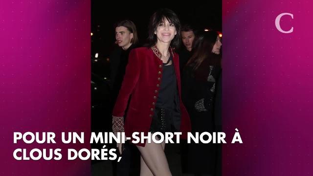 PHOTOS. L'hiver ? Charlotte Gainsbourg apparait en mini-short à la Fashion Week