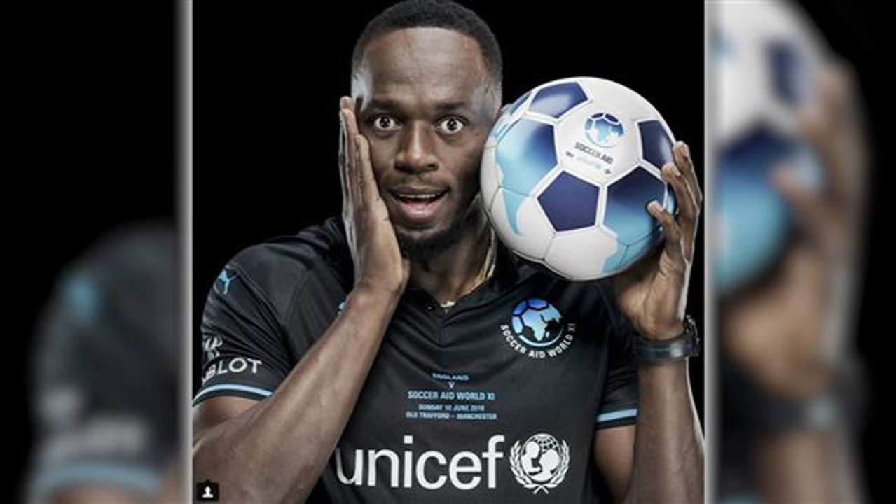 Sprinter findet Fußballteam: Bolt kickt mit Ronaldinho