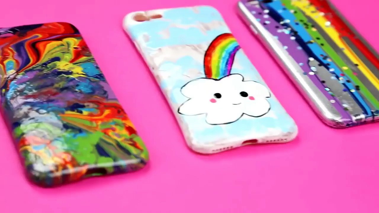 DIY RAINBOW PHONE CASES - Easy & Cute Phone Projects & iPhone Hacks - video  Dailymotion