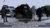 Retour sur Terre pour deux astronautes et un cosmonaute de l'ISS