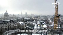 Tempête de neige sur Londres