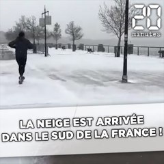 La neige est arrivée dans le sud de la France !
