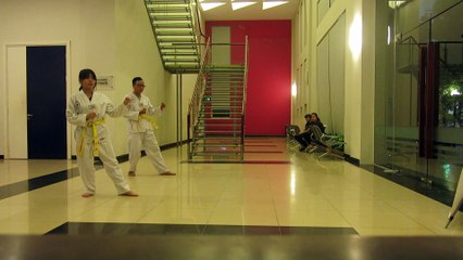 CLB Taekwondo ĐH Thăng Long thứ 5 27-10-2016 kỳ thi thăng cấp lần thứ 23 MVI_4185