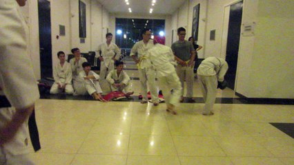 CLB Taekwondo ĐH Thăng Long thứ 5 27-10-2016 kỳ thi thăng cấp lần thứ 23 MVI_9442