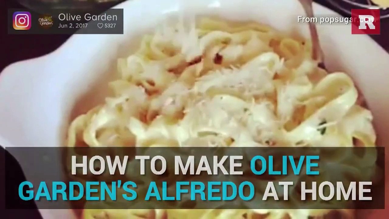 Making Olive Garden's Alfredo at home | Rare Life