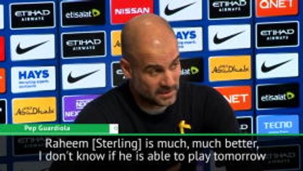 Sterling could return but Fernandinho out for Arsenal game - Guardiola