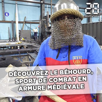 Découvrez le béhourd, sport de combat en armure médiévale