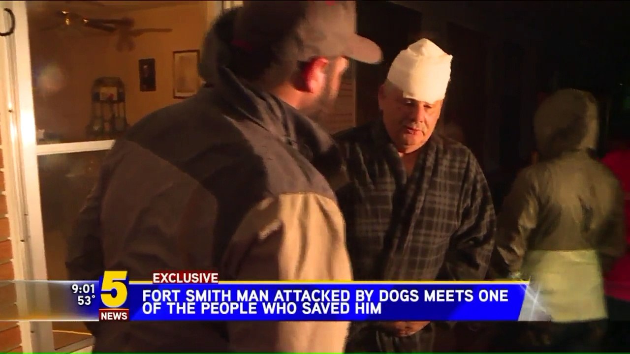 Man Mauled by Dogs Reunited With Stranger Who Helped Save Him