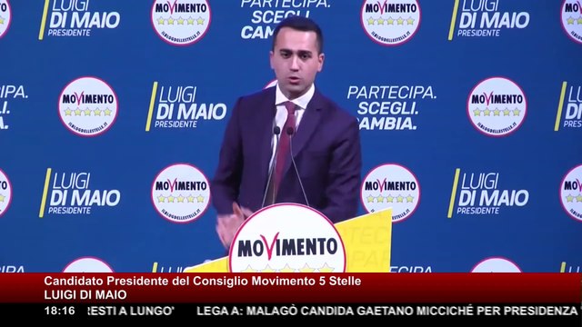 Lavori in Corso - Luigi Di Maio - 28.02.2018