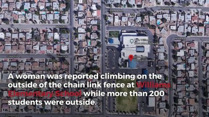 Woman with pickax arrested at North Las Vegas elementary school