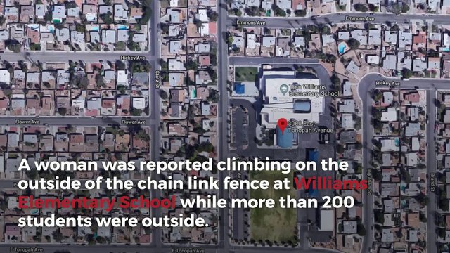 Woman with pickax arrested at North Las Vegas elementary school