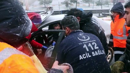Anadolu Otoyolu'nda trafik kazası: 2 yaralı - BOLU