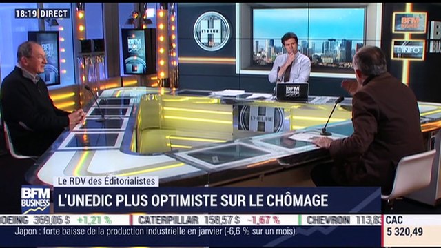 Le Rendez-Vous des Éditorialistes: l'Unédic est plus optimiste sur le chômage - 28/02