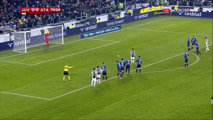 Miralem Pjanic Penalty Goal vs Atalanta (1-0)